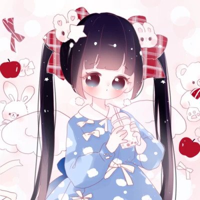 卡通Q版可爱女生头像