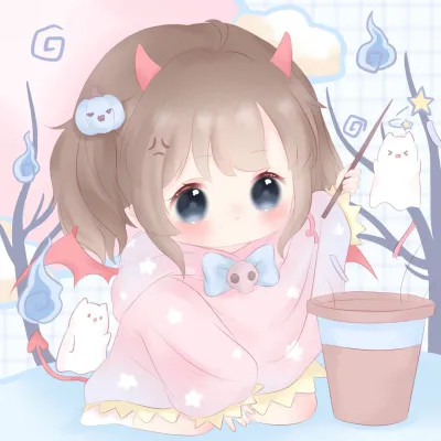 卡通Q版可爱女生头像