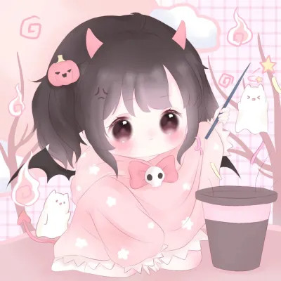 卡通Q版可爱女生头像