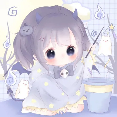 卡通Q版可爱女生头像