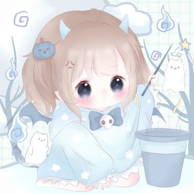 卡通Q版可爱女生头像