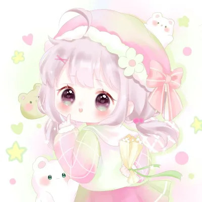 卡通Q版可爱女生头像