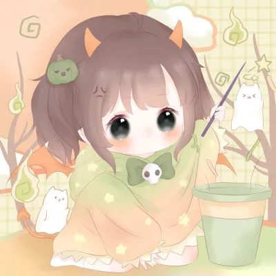 卡通Q版可爱女生头像