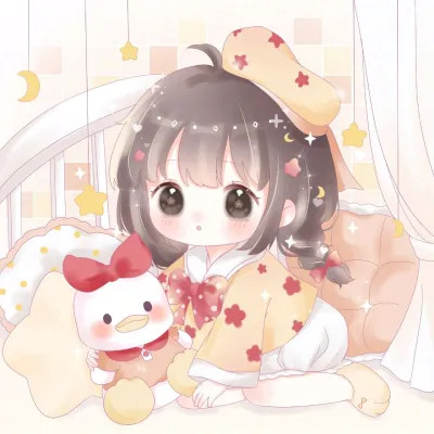 卡通Q版可爱女生头像
