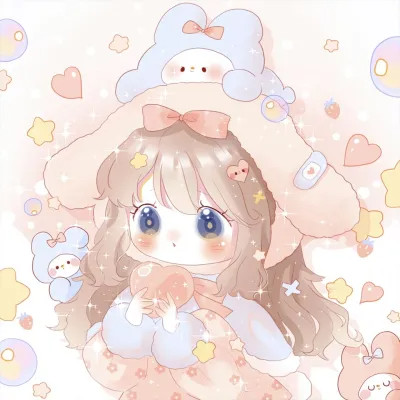 卡通人物可爱少女头像