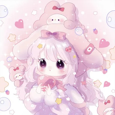 卡通人物可爱少女头像