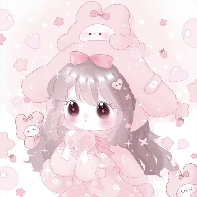 卡通人物可爱少女头像
