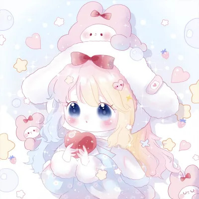 卡通人物可爱少女头像