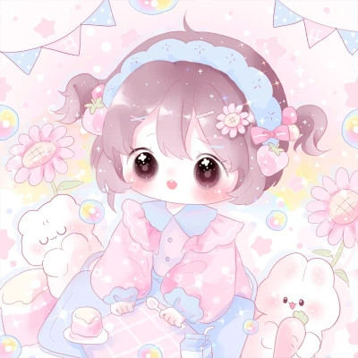 卡通人物可爱少女头像