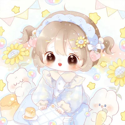 卡通人物可爱少女头像