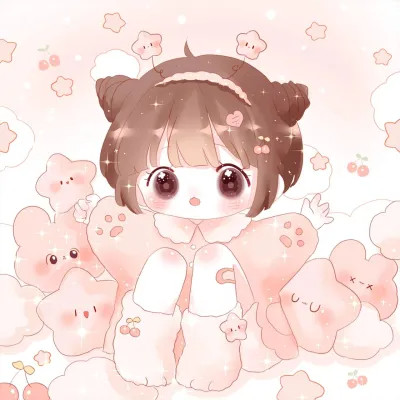 卡通人物可爱少女头像