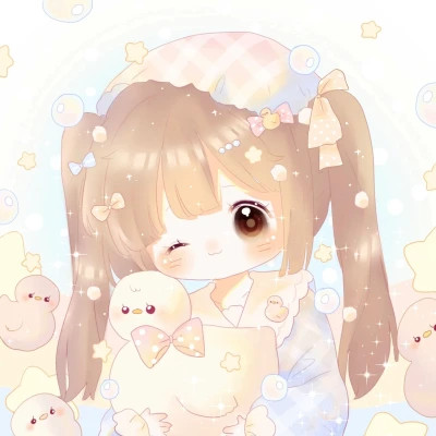 卡通人物可爱少女头像