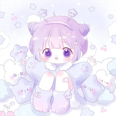 卡通人物可爱少女头像