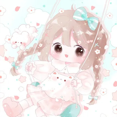卡通人物可爱少女头像