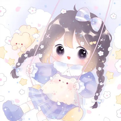 卡通人物可爱少女头像