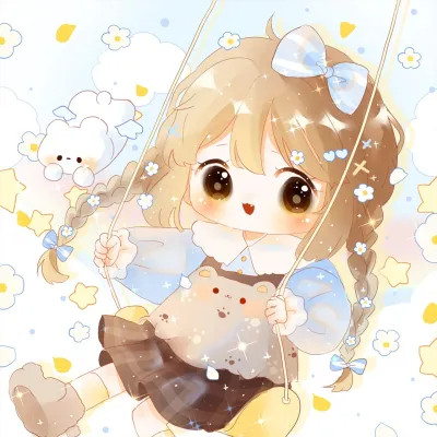 卡通人物可爱少女头像