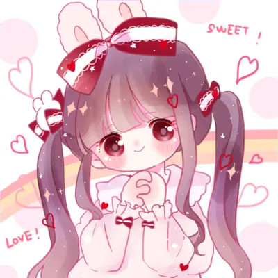 卡通人物可爱少女头像