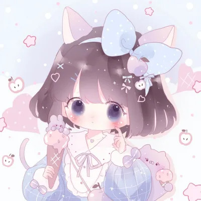 卡通人物可爱少女头像