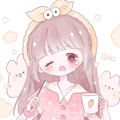 卡通人物可爱少女头像