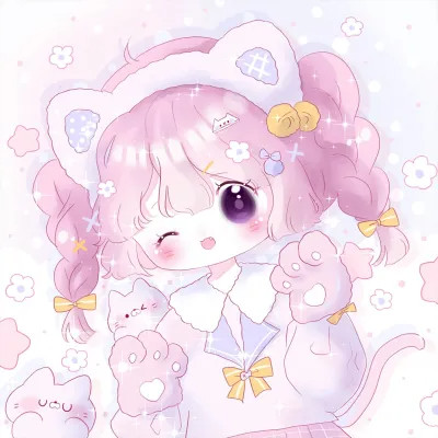 卡通人物可爱少女头像