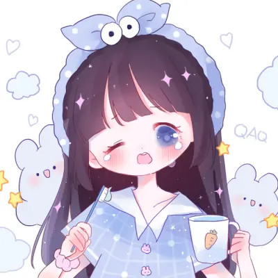 卡通人物可爱少女头像