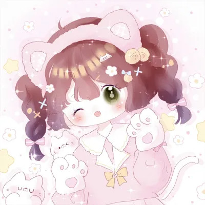 卡通人物可爱少女头像