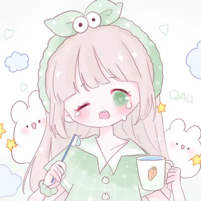 卡通人物可爱少女头像