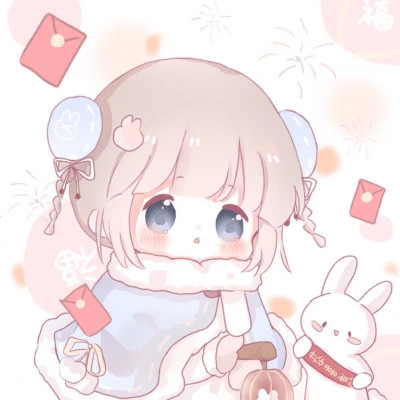 女生q版头像呆萌可爱高清图片