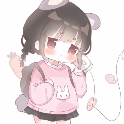 女生q版头像呆萌可爱高清图片