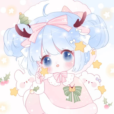 女生q版头像呆萌可爱高清图片