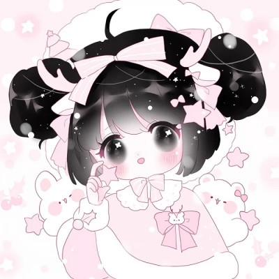 女生q版头像呆萌可爱高清图片