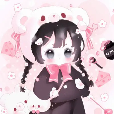 女生q版头像呆萌可爱高清图片