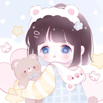 女生q版头像呆萌可爱高清图片