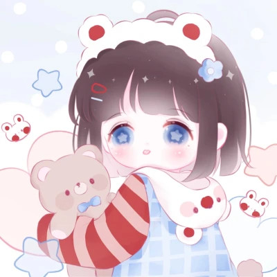 女生q版头像呆萌可爱高清图片