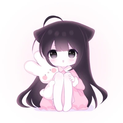 女生q版头像呆萌可爱高清图片