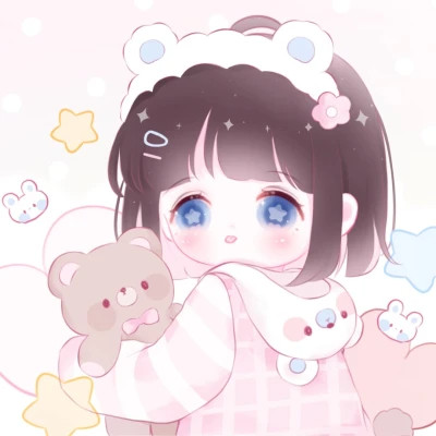 女生q版头像呆萌可爱高清图片