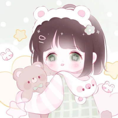 女生q版头像呆萌可爱高清图片