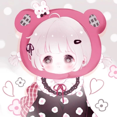 女生q版头像呆萌可爱高清图片