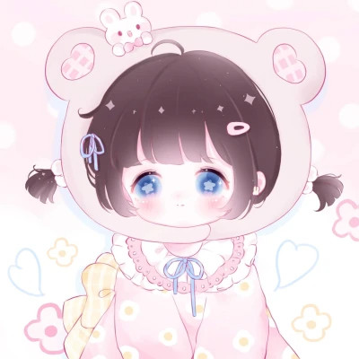 女生q版头像呆萌可爱高清图片