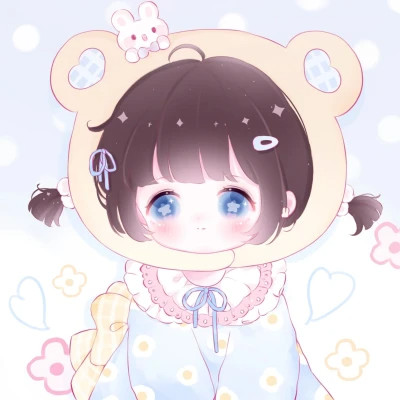 女生q版头像呆萌可爱高清图片