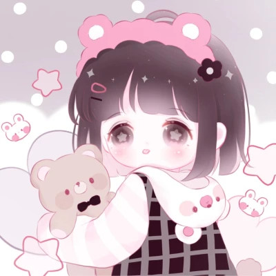 女生q版头像呆萌可爱高清图片