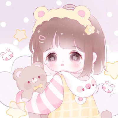 女生q版头像呆萌可爱高清图片