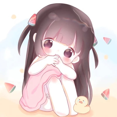 女生q版头像呆萌可爱高清图片