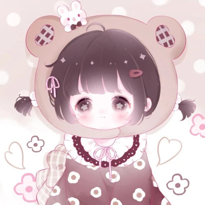 女生q版头像呆萌可爱高清图片