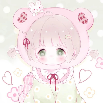 女生q版头像呆萌可爱高清图片