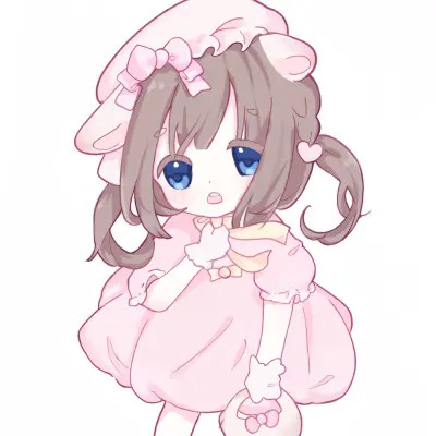 女生q版头像呆萌可爱高清图片