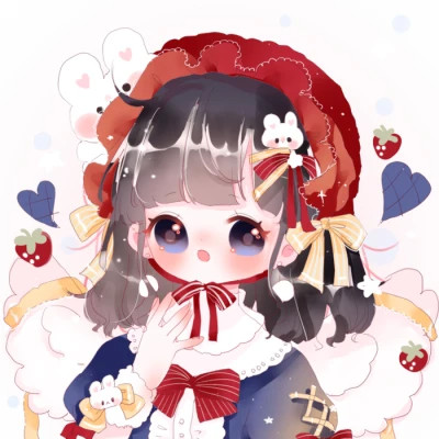 女生可爱q版超萌卡通头像