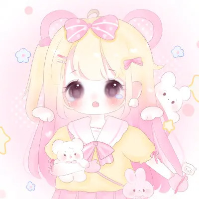 女生可爱q版超萌卡通头像