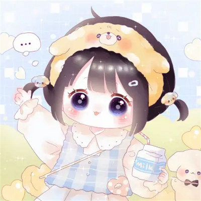 可爱萌Q版女生专属卡通头像