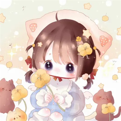可爱萌Q版女生专属卡通头像